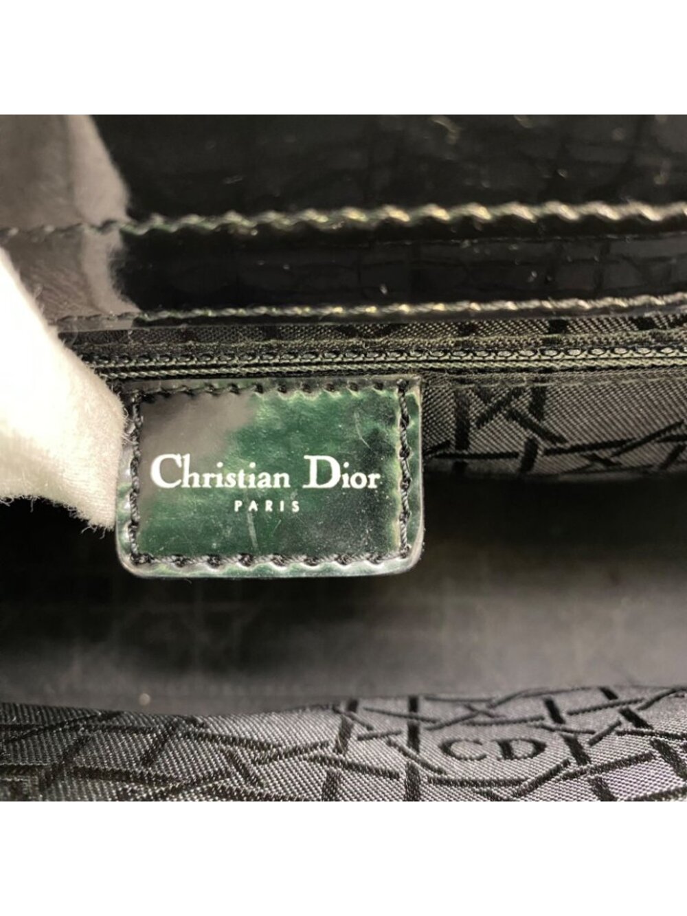 Dior Handbag Maris Pearl Enamel Black - Picture 5 of 15